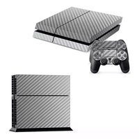SYY Vente en gros de stickers de protection en fibre de carbone pour manette de jeu PS4, accessoires de jeu
