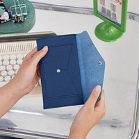 Portefeuille multifonctionnel en cuir PU pour cartes de crédit, avec compartiments multiples, pochette pour argent liquide et étui pour passeport