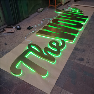 Letras de canal retroiluminadas, señales electrónicas frontales led personalizadas para tienda - Product Image 6