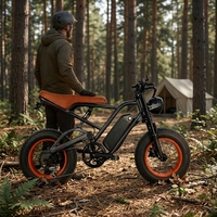 Vélo de montagne électrique 350W 13AH 16 pouces, batterie au lithium, moteur sans balais, double suspension, haute vitesse