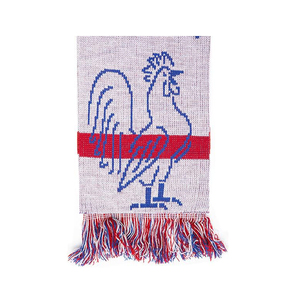 Écharpe en tricot acrylique <span class=keywords><strong>de</strong></span> conception personnalisée Écharpes pour les fans <span class=keywords><strong>de</strong></span> football <span class=keywords><strong>de</strong></span> l'équipe <span class=keywords><strong>de</strong></span> <span class=keywords><strong>France</strong></span> Écharpe en tricot Du Monde Soccer - Product Image 5
