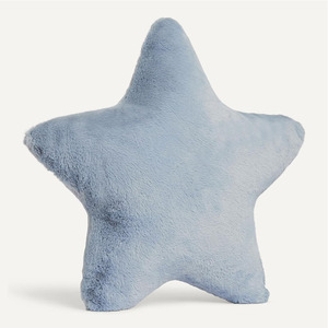 C029 Almohada de Peluche en Forma de Estrella para Niños, Cojín Suave de Dibujos Animados, Peludo, Esponjoso y Acogedor, para Sofá, Decoración de Habitación Azul, Almohadas Infantiles - Product Image 4