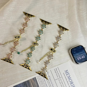 Correa de Metal Dorada para Iwatch, Brazalete Personalizado para Mujer, Compatible con <span class=keywords><strong>Apple</strong></span> <span class=keywords><strong>Watch</strong></span> Band Ultra 2 49mm Universal Series 10 9 8 <span class=keywords><strong>7</strong></span> - Product Image 2