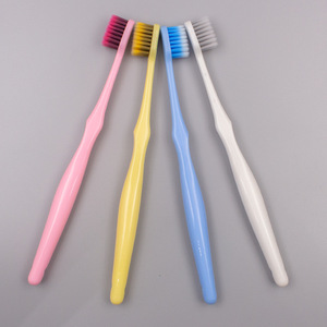 Brosses à dents personnalisées colorées, tête de brosse large, brosse à dents manuelle de haute qualité pour adultes, OEM JSM22412 - Product Image 2