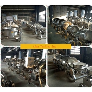 Precio de fábrica Hervidor de cocina industrial con camisa Ketchup Sopa Caldera de máquina de fusión de azúcar - Product Image 5