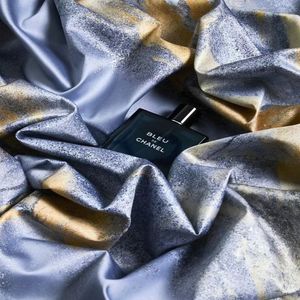 Juego de Ropa de Cama de 4 Piezas de Algodón Egipcio Azul 140S, Funda de Edredón con Estampado Digital, Sábanas Suaves con Patrones Finos, Proveedor de Ropa de Cama - Product Image 5