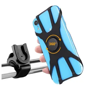 Supporto universale per cellulare per bicicletta supporto per telefono cellulare in Silicone supporto per moto durevole staffe portatili per manubrio per biciclette