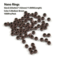 En gros 2.5MM,2.9mm,4.0mm Nano Micro Bagues Perles Lien Extensions de Cheveux Outils