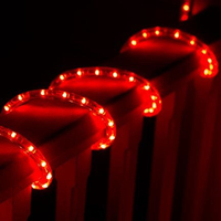 Luces LED RGB coloridas e intermitentes para exteriores, impermeables, flexibles, de cuerda, decoración de Festival