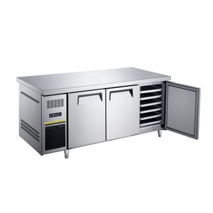 Table de préparation alimentaire sous comptoir Nuelead NE-921, durable, réfrigérateur à trois portes, certifié Energy Star, capacité de 500 L, automatique - Product Image 2