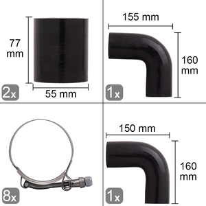 Bộ Tản Nhiệt Turbo Bằng Nhôm Bộ Tản Nhiệt Cho Ghế Ibiza Polo Skoda Fabia 1.9 TDI Bộ Chuyển Đổi Bộ Tản Nhiệt Gắn Trước - Product Image 4