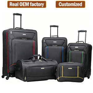 Set di Valigie Morbide Personalizzate OEM da 5 Pezzi, Leggere con Ruote Girevoli, Impermeabili, Set Trolley da Viaggio - Product Image 1