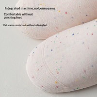 Chaussettes mi-mollet en coton sans couture respirantes à motif ajouré pour femme, style minimaliste tendance Instagram, collection Printemps
