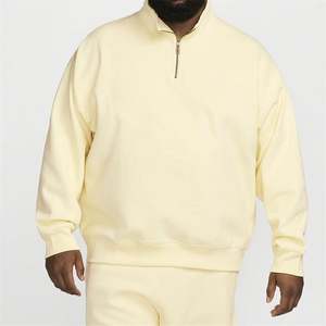 Ropa deportiva informal de alta calidad, 2 piezas, chándal con cremallera de un cuarto, conjuntos de chándal de talla grande para hombres - Product Image 2