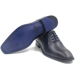 Lace-up degli uomini <span class=keywords><strong>blu</strong></span> royal <span class=keywords><strong>scarpe</strong></span> oxford con brogue dettagli in brunito finitura in <span class=keywords><strong>pelle</strong></span> in singapore - Product Image 1