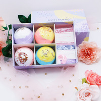 Bombes de bain OEM en gros personnalisées, emballage de luxe, monde sous-marin, parfum d'algues, jouet de bain moussant bio pour enfants