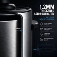 OEM Electric 6L Stainless Steel Lapisan Anti Lengket Kontrol Digital 5-In-1 Multi-fungsi Pressure Cooker yang Dapat Dikendalikan Melalui Aplikasi