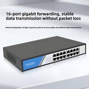 Commutateur réseau Gigabit 16 ports, fabricant d'origine, <span class=keywords><strong>switch</strong></span> <span class=keywords><strong>Ethernet</strong></span> 1000 Mbps avec surveillance de bande passante pour le réseau domestique - Product Image 3
