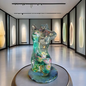 Sculpture de corps de femme <span class=keywords><strong>en</strong></span> résine transparente d'art de décoration intérieure à vendre - Product Image 1