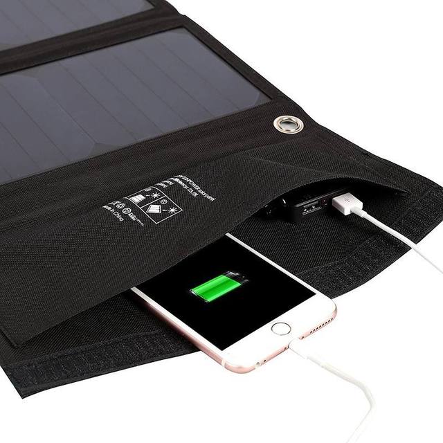 Top 1 Sale High Quality 28W 5VMono Portable Solar Panel Charger for Mobile or Laptop for Traveling and Camping Using