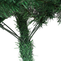 Arbre de Noël en PVC artificiel vert 60 90 120 180 210cm avec support en métal décoration de Noël de vacances d'intérieur et d'extérieur