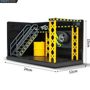 Оптовая продажа, детская пластиковая игрушечная машинка, имитация гаража, модель автомобиля, украшение для игрушек, маленькие игрушки для ремонта