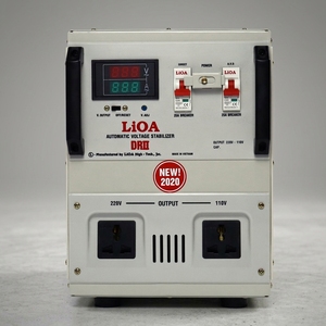 Estabilizador de Voltaje Automático LiOA DRII 3000 II de 3kVA Monofásico con Bobina de Cobre Puro, Regulador de Energía CA para Electrodomésticos - Product Image 1