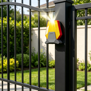 Feu <span class=keywords><strong>de</strong></span> signalisation clignotant LED <span class=keywords><strong>pour</strong></span> portail automatique, porte coulissante, porte à enroulement, lumière d'avertissement <span class=keywords><strong>de</strong></span> <span class=keywords><strong>sécurité</strong></span> AC DC 12-265V - Product Image 5