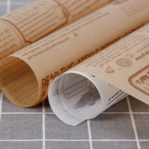 Papier sulfurisé en silicone résistant aux graisses, papier de cuisson imprimé