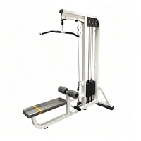 Machine de musculation multifonctionnelle à charges guidées pour tirage haut-bas, poulie latérale et rameur, équipement d'entraînement du dos pour club de fitness