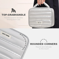 Sac de rangement pour câbles de voyage courts en gros avec logo personnalisé, sac de rangement pour accessoires électroniques, accessoires de gestion des câbles technologiques