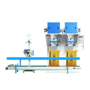 Máquina de embolsado de arena de suelo, multifunción, alta velocidad, cinturones, fertilizante de gránulos, embalaje