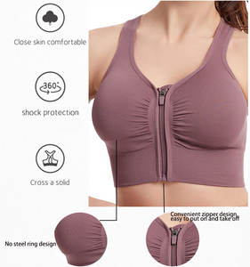 Soutien-gorge de sport pour femme à maintien élevé, anti-chocs, rembourré torsadé, respirant, séchage rapide, antibactérien, essentiel pour le yoga, la course et l'entraînement en salle de sport - Product Image 5