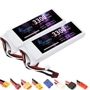Batería de Polímero de Litio 2S 7.4V 3300mAh 60C RC C Racing Recargable, Accesorios para Quadrotor - Product Image 1