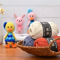 Hilo de Algodón de Leche para Tejer a Mano, de Alta Calidad y Precio Económico, Hilo para Crochet de 4 y 5 Capas, 50g, para Suéteres, Bufandas, Gorros y Juguetes para Bebés