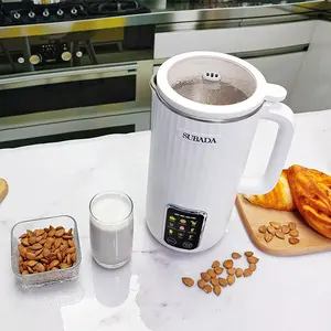Muti-function 1.2L homeuse soup maker Soya Maker Baby Food Processor Soymilk Blender 8 leaf blade Vegan Nut Milk Maker