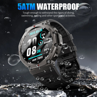 Montre connectée LIGE BWDM58 avec GPS par satellite, localisation hors ligne, boussole, longue durée de vie de la batterie, réponse aux appels, compatible Android et iOS pour hommes