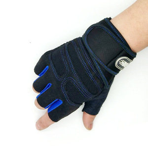 Wholesale Half Finger Breathable Non-Slip Weightlifting <b>Gloves</b> for Cycling Gym Use Polyester Rubber Neoprene Material Unisex - Product Image 3