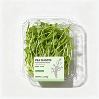 Étiquettes autocollantes imprimées imperméables pour la production de pousses de pois, fournies par l'usine Haoxuan, pour l'emballage de légumes frais