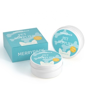 50ml 50g Suministros para mascotas Cera blanca para patas Bálsamo para patas Tarro de aluminio Lata metálica Latas para patas - Product Image 2