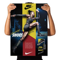 Impression d'affiches publicitaires personnalisées grand format pour les fabricants, avec impression couleur CMYK, pour les films, les photos, la musique, les entreprises et les magasins