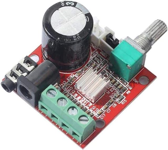 PAM8610 Dual Channel DC 12V Pure Digital Audio Stereo Amplifier PCB Board Class D 10W x 2 High Power Amplifier Module