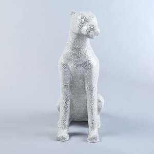 Populaire fibre de verre Zabra miroir décoration Design Animal Sculpture couleur blanche maison Statue décoration <span class=keywords><strong>Fragments</strong></span> miroir abstrait - Product Image 5