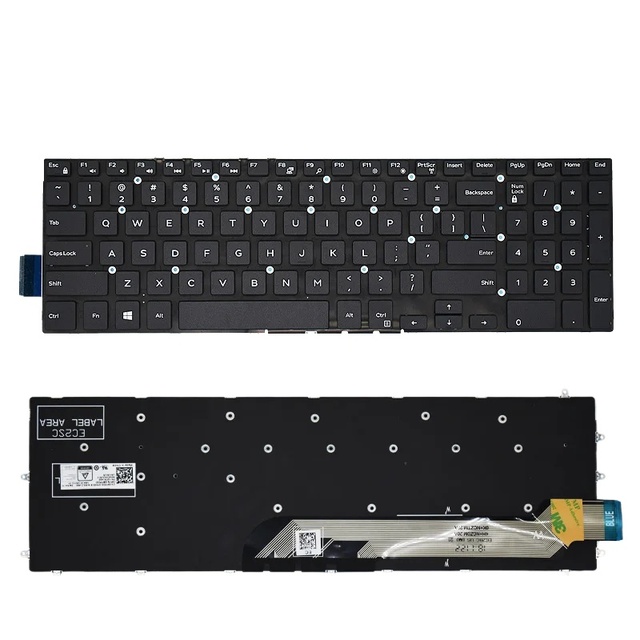BR/Spanish Replacement Keyboard for Dell Latitude 3500 3590 P62F P72F P82F/G3 3500 G5 5500 with/without backlight