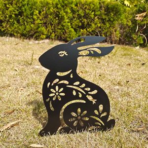 Metal hierro decorativo jardín hormigas caballo oveja pollo perro jardín adornos al aire libre - Product Image 2