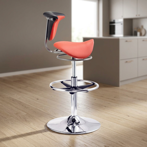 Modern Light Luxury Ergonomic Saddle Chair <b>Adjustable</b> Rotating Lift Beauty Salon Bar <b>Stool</b> Multi-use Computer Office Chair - Product Image 6
