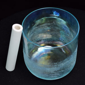 קערות קריסטל לתרפיה בצלילים, כלי טיפול בצלילים למדיטציה, קערת קריסטל לאלכימיה במפעל, קערות קריסטל לטיפול בצלילים. - Product Image 4