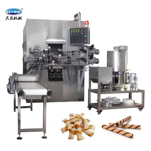Wafer Stick Production Line Two Color Egg Roll Machine With Different Capacity