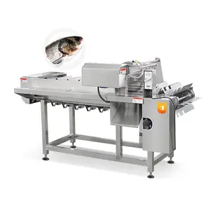 Easy operate frozen / fresh fish processing machine fish cutter fish head remover cutting machine