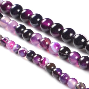 Perles d'agate naturelle, grosses pierres précieuses, 10mm, livraison gratuite - Product Image 6